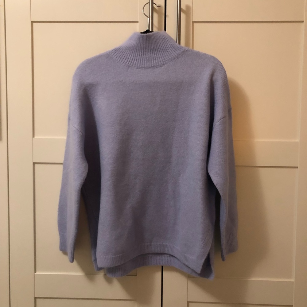 Lilac Turtleneck Sweater